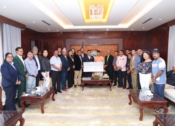 प्रधानमन्त्री राहत कोषमा एनआरएनएबाट सहयोग, नागरिकता समस्याबारे प्रधानमन्त्रीको ध्यानाकर्षण