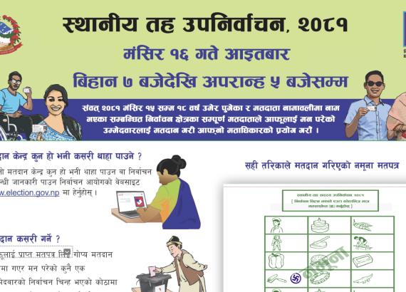 दलहरुको लोकप्रियता परिक्षणको रुपमा हेरिएको उपनिर्वाचनको तयारी पुरा