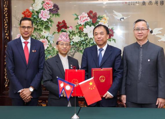 नेपाल र चीनबीच बिआरआई परियोजनामा हस्ताक्षेर, ऐतिहासिक महत्त्व राख्ने खालका सम्झौता  भएको प्रधानमन्त्री ओलीको भनाई