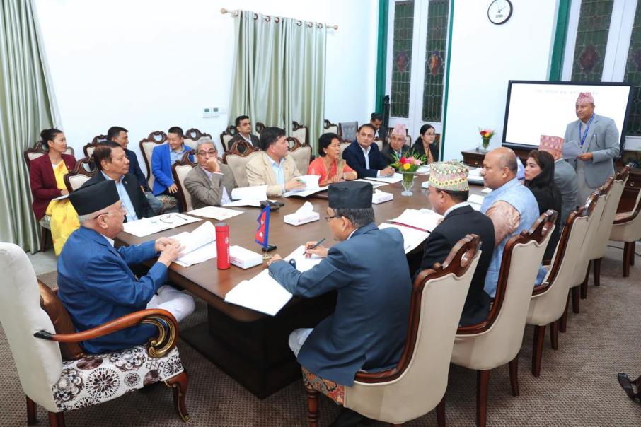 कोप–२९ मा जलवायु न्यायका विषय सशक्तरुपमा आवज उठाउन प्रधानमन्त्रीको आग्रह