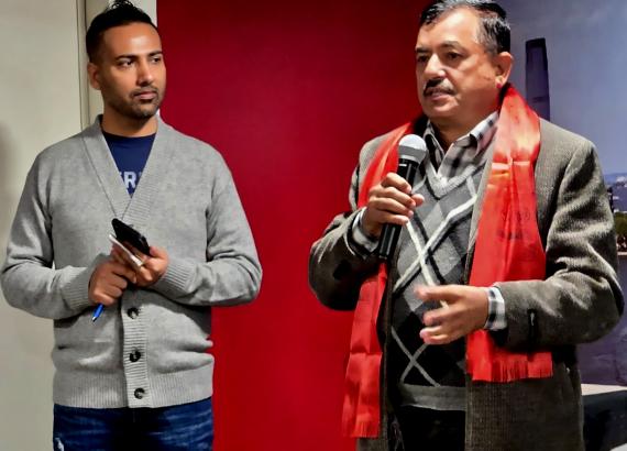 किरण शर्मा पौडेलसँग बागलुङ सेवा समाजको अन्तरक्रिया