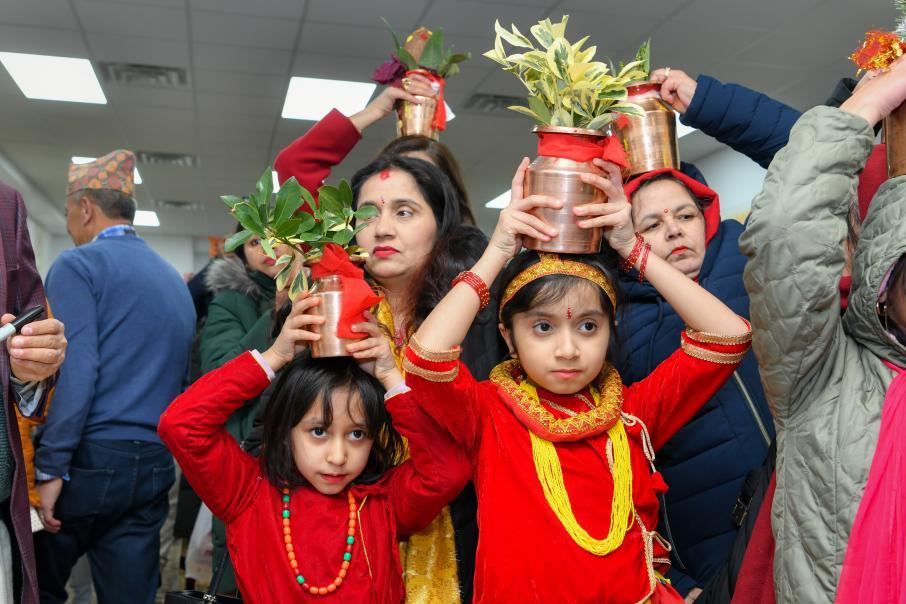 न्यूयोर्कमा स्वस्थानी महोत्सव २०२६ कलश यात्रा सहित शुभारम्भ